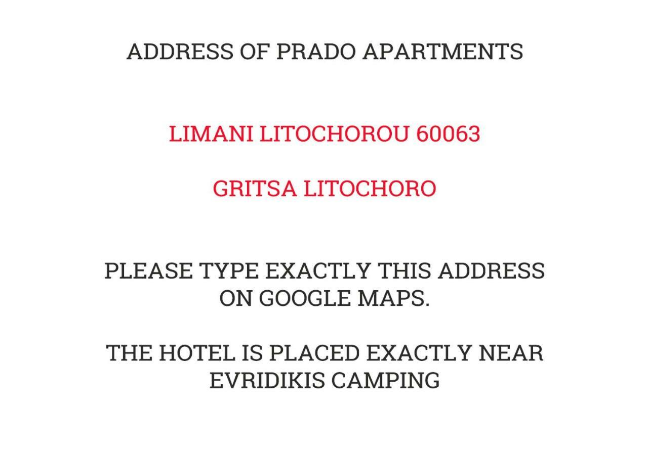 Prado Apartments Litóchoron Dış mekan fotoğraf